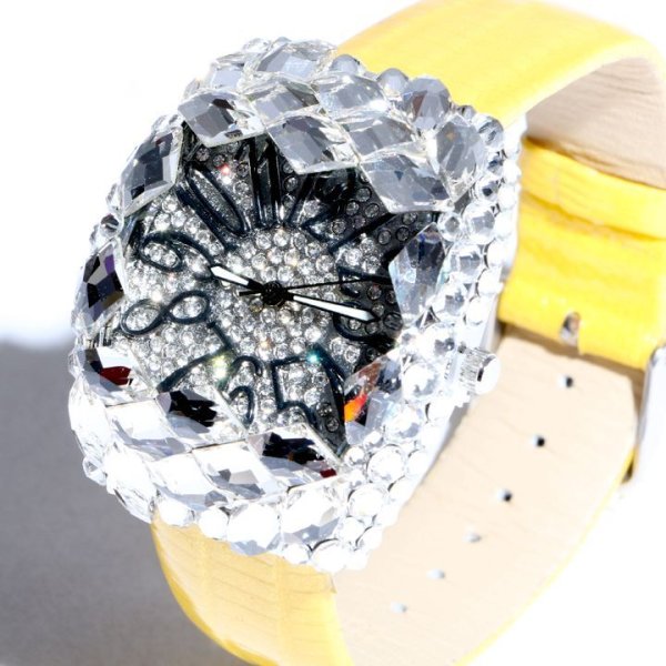 画像5: ビジューデコスクエアウォッチYE　ウォッチ/腕時計 (5)