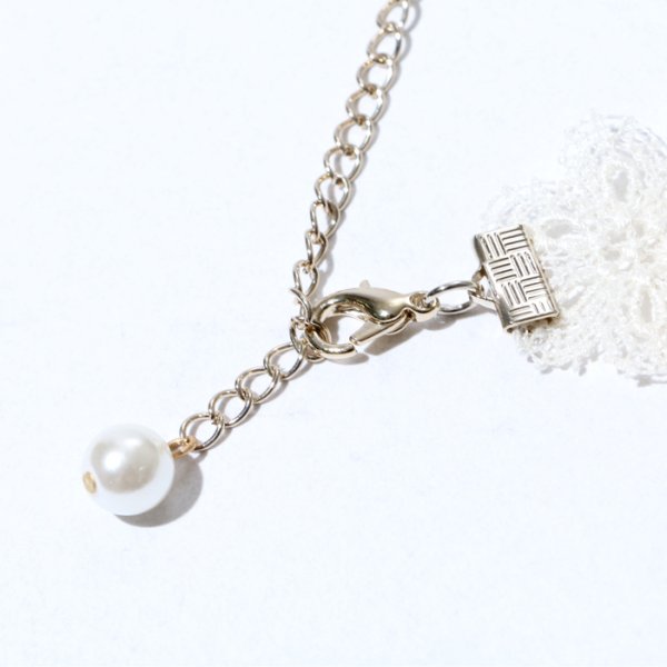 画像7: フラワーレースチョーカー　/リボンチョーカー/リボンネックレス/チョーカー/ネックレス (7)