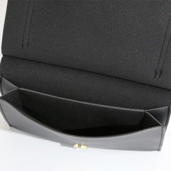 画像6: レースアップ スクエア ショルダーバッグ ブラック /ミニバッグ/ショルダーバッグ /肩掛けバッグ/レースアップ/バッグ/ポシェット/bag/スピンドル (6)