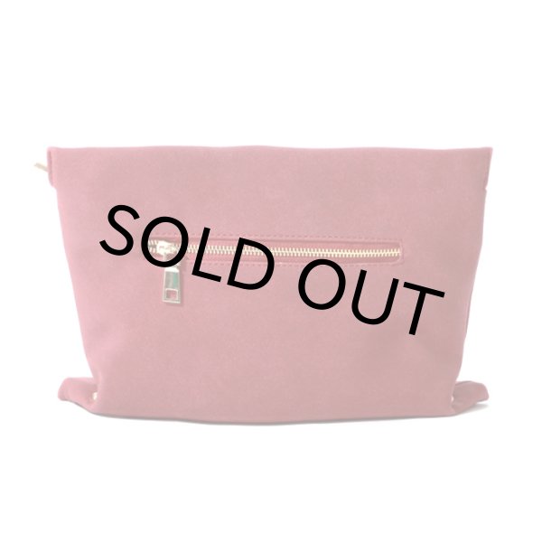 画像5: スウェードタッチスター2WAYショルダーバッグ　ワインレッド /ショルダーバッグ/クラッチバッグ/チェーンバッグ/肩掛けバッグ/ポシェット/bag (5)