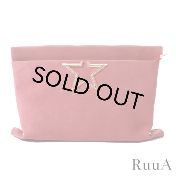 画像4: スウェードタッチスター2WAYショルダーバッグ　ワインレッド /ショルダーバッグ/クラッチバッグ/チェーンバッグ/肩掛けバッグ/ポシェット/bag (4)