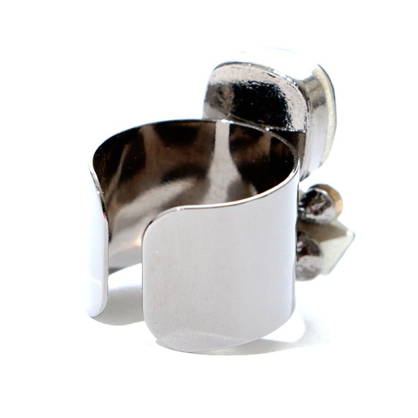 画像5: ポイントレッドストーンリング/ストーンリング/デザインリング/リング/指輪 (5)