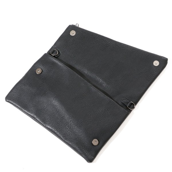 画像8: ポイントスカルミラースタッズショルダーバッグ/ショルダーバッグ/クラッチバッグ/スタッズバッグ/ポシェット/bag (8)