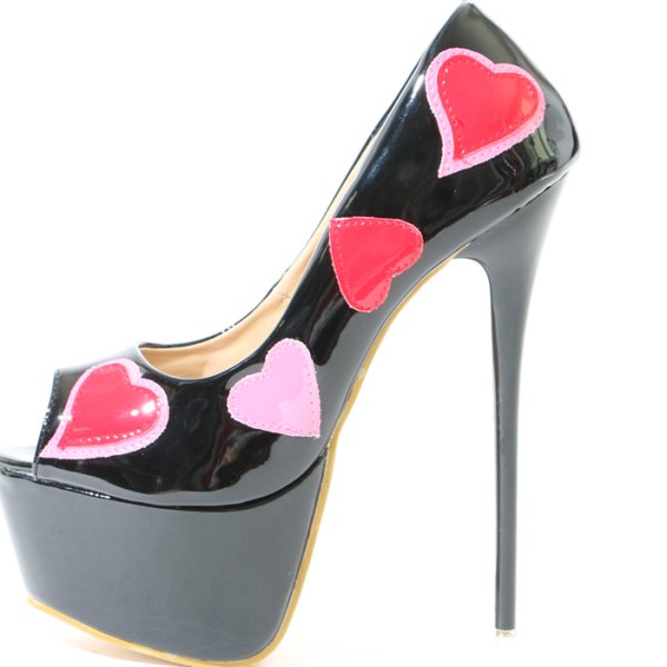 画像5: ハートオープントゥパンプス パンプス/サンダル/ハイヒール (5)