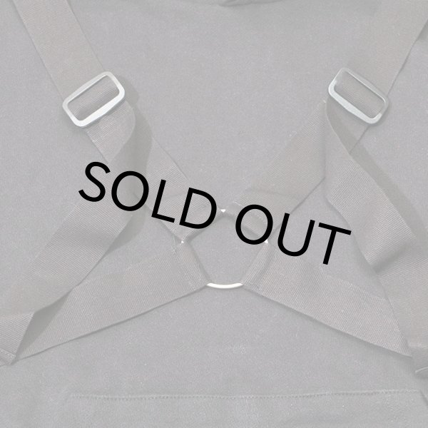 画像8: ハーネスパーカー/パラシュートパーカー/ブラックフーディ/パーカー/フーディー/プルオーバー/フードパーカー (8)