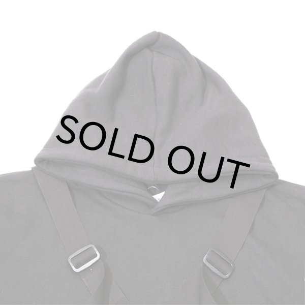 画像6: ハーネスパーカー/パラシュートパーカー/ブラックフーディ/パーカー/フーディー/プルオーバー/フードパーカー (6)