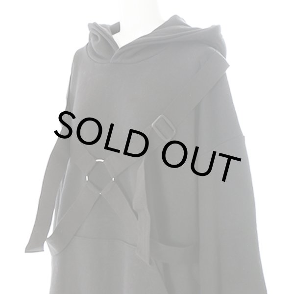 画像5: ハーネスパーカー/パラシュートパーカー/ブラックフーディ/パーカー/フーディー/プルオーバー/フードパーカー (5)