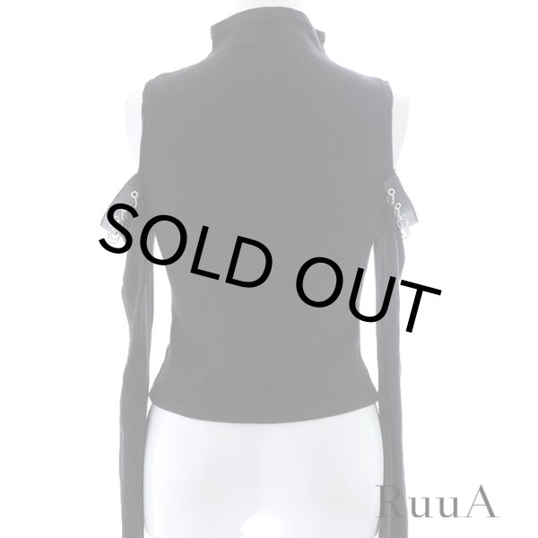 画像4: カットアウトニット/カットアウト/ニット/y2kプルオーバー (4)