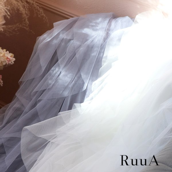 画像6: チュールケーキスカート（グレー）/チュールスカート (6)