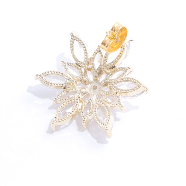 画像4: フラワーモチーフピアス (4)