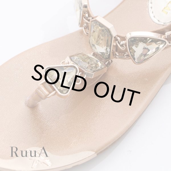 画像3: ビジュートングサンダル　パンプス/サンダル/ぺたんこサンダル/ミュール/トングサンダル (3)