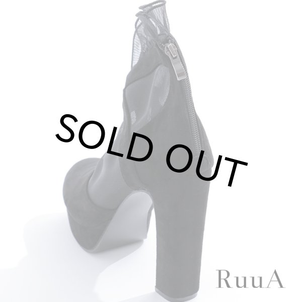 画像5: レースフリル シースルー厚底パンプス　/厚底サンダル/厚底パンプス/シースルー (5)