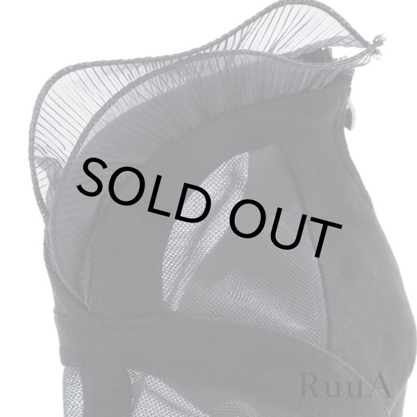 画像6: レースフリル シースルー厚底パンプス　/厚底サンダル/厚底パンプス/シースルー (6)